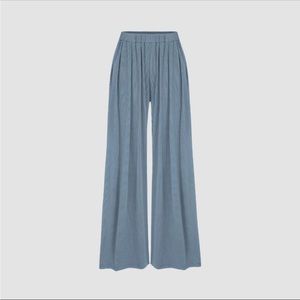 XL blue Cider wide leg pant